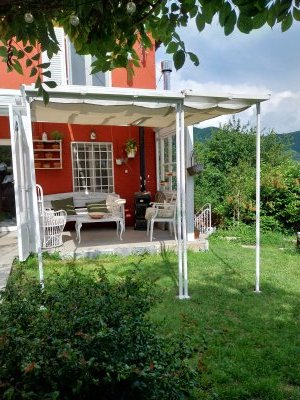 veranda in versione estiva aperta