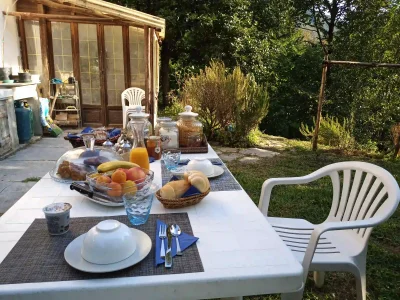 colazione in giardino