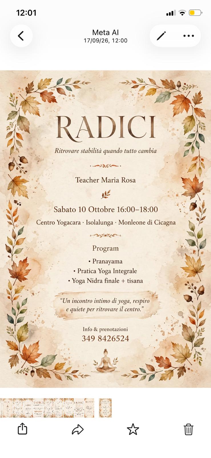 Locandina evento